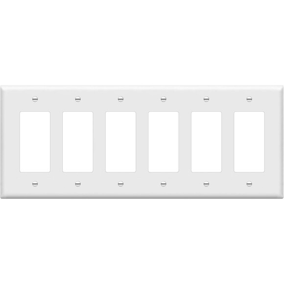 ENERLITES Decorator Light Switch or Receptacle Outlet Wall Plate, 4.88" x 12.20" - Picture 1 of 6